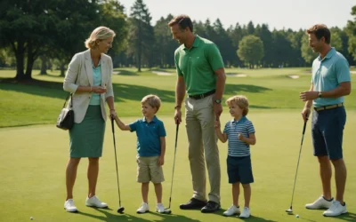 Jouer au golf en famille : des moments de rire sur le green